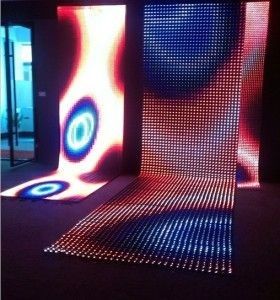 China Ultra Light High Brightness Flexible Led Video Wall P4 Indoor Led Display 1/16 Scan supplier