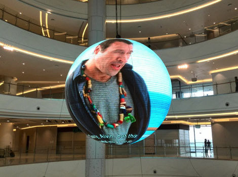 China SMD Full Color P4 Indoor Advertising Ball LED Display Screens 1/16 Scan supplier