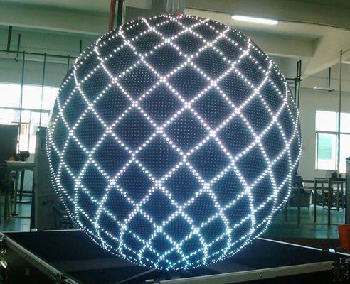 China High Fresh Frequency 1R1G1B SMD2121 P4 Led Ball Screen For Airport Station supplier