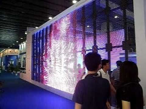 China Light Weight Ultra Thin Transparent Led Video Wall With 2 Years Warranty supplier