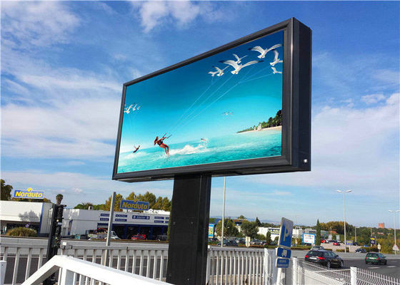 China Lower Decay Outdoor Full Color LED Display With Large Viewing Angle 140º supplier