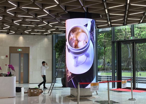 China Ultra Thin Super Light HD P4 Flexible Soft LED Display Video Wall Screens For Advertising Stage supplier