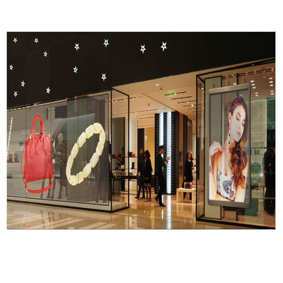 China Full Color Indoor P3.9 P5.2 1000X250mm Transparent LED Screen supplier