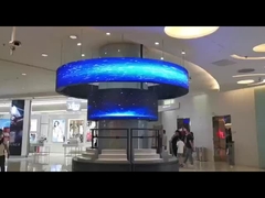 Indoor Office P3 Curved Flexible LED Screen with 1/20 S Scan Method Customizable