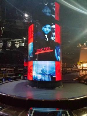 Super Thin P2.5 / P3 / P4 Flexible LED Screen Commercial Digital Display
