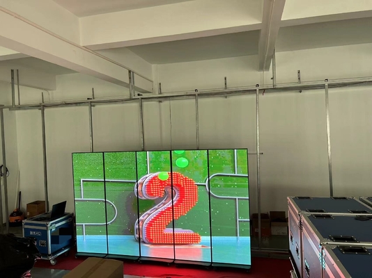 P2.5 LED Poster Mirror LED Screen GOB 1920mm X 640mm Floor Stand LED Poster Screen