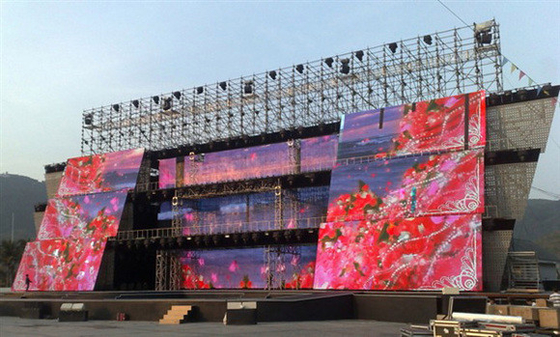 Seamless Splicing 3.91mm Pixel Pitch Outdoor LED Display for Rental Screens 560g
