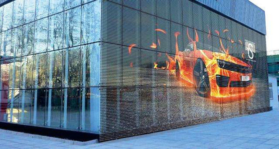 Indoor and Outdoor Universal Pixel Pitch 4-4 Transparent LED Screen for Retail and Exhibition