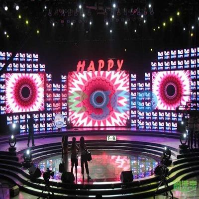Stage LED Mesh Screen Wall Mesh Dot Full Color Flexible 50m X 50m , Black Color , PE  Material