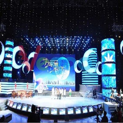 Noiseless P3.91mm Stage LED Screens 1R1G1B / SMD2121 Black Lamp