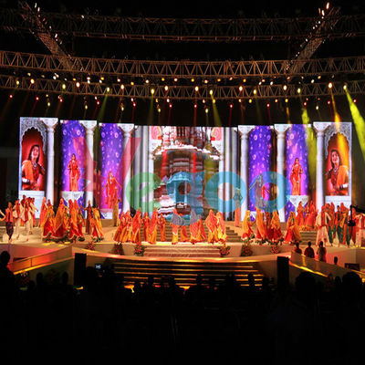 Super Light  Stage LED Screens 3.91mm Video Wall Led Display Noiseless