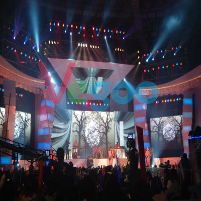 P3.91 Stage LED Screens Indoor Full Color LED Display 9500K - 11500K