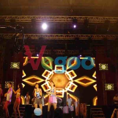 Energy Saving P3.91 Stage LED Screens Display 1R1G1B / SMD2121 Black Lamp