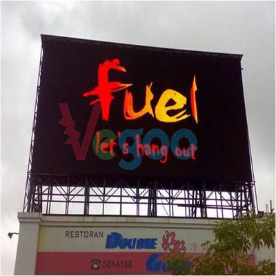 Large Viewing Angle P8 Outdoor Full Color LED Display Refresh Rate 1920Hz