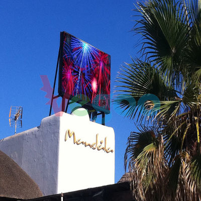 Self-inspection P10 Outdoor Full color LED Display 7500cd/㎡