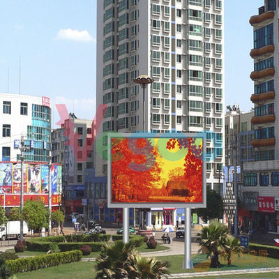China waterproof, dustproof P16 Outdoor Full color LED Display 8500cd/㎡ supplier