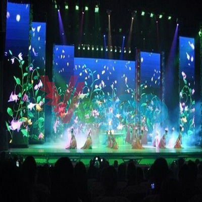 China High Refresh Rate P4.81 Outdoor Full Color Stage Rental Led Display 4500cd/㎡ supplier