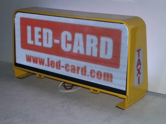China Light Weight 12v Taxi LED Display P5mm With 140º Viewing Angle supplier