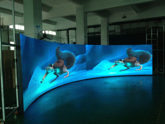 China Commercial Advertising Flexible Led Display Panels P4 Led Module supplier