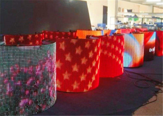 China 1/16 Scan MBI5124 / ICN 2038S Soft Flexible LED Screen 1000cd/㎡ supplier