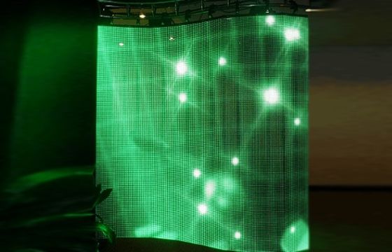 High Refresh Rate 4mm Flexible LED Screen Full Hd Led Display 1000cd/㎡