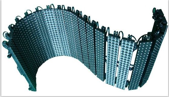 High Definition Advertising Soft Flexible Led Display P4 Led Screen For Media Facade