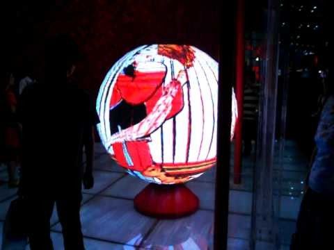 China SMD P4 Indoor Full Color Sphere Led Ball Display Curved Led Panel supplier