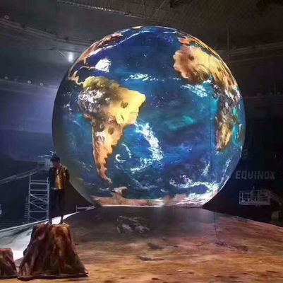 Rental Indoor Ball LED Display P4 HD Full Color Led Sphere Display For Event