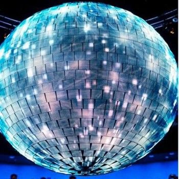 High Definition Flexible P4 SMD Curved Led Video Ball Indoor Led Advertising Screen For Museum