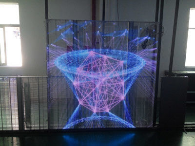 Remote Control Transparent LED Screen 20mm 1R1G1B / DIP 346 MBI5124