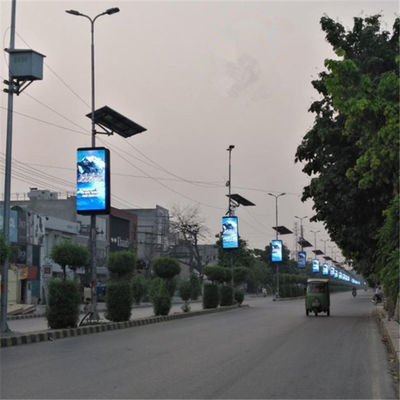 China Waterproof Dustproof 5mm Commercial Advertising LED Display Screen 9500K - 11500K supplier