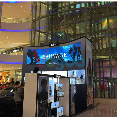 Commercial Advertising P2.976 Full Color HD LED Display 9500K - 11500K