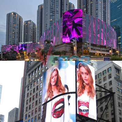 China P16mm Outdoor Full Color LED Display With Synchronous / Asynchronous Control supplier