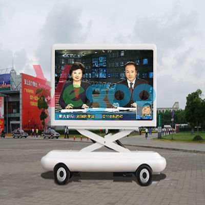 Waterproof P10 Rgb Led Display Module Trailer Mounted Led Screen 5500cd/㎡