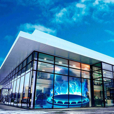 Led Transparent Display Pixel Pitch 4-8mm With High Permeability And Optical Grade Materials For Improved Visibility