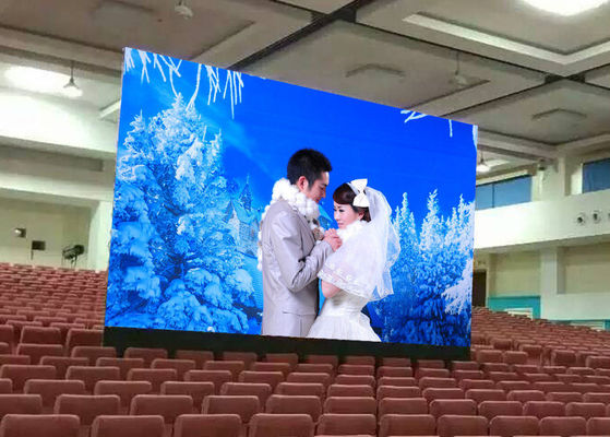 China Wedding Party LED Wall Screen Display Indoor / Moveable 16x9 LED Wall supplier