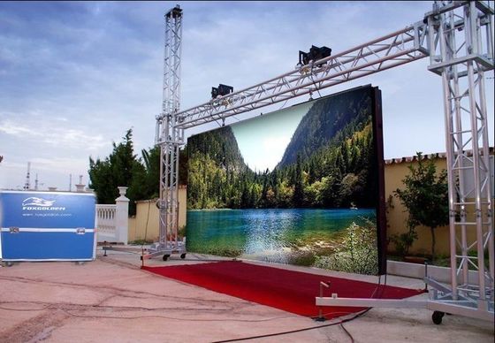 China Flexible Outdoor LED Screen Rental / LED Panel Video Screen Low Consumption supplier