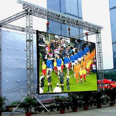 China P8 Outdoor Full Color LED Display Density 15625dots/M2 High Refresh RateRecommended Viewing Distance 8m-180m supplier