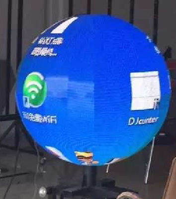 Ball Led Display Globe Screen Pixel Pitch 4 Mm Diameter 3 M Seamless Splicing