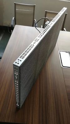 P3.91-7.8 Transparent Led Showcase Slim Light Flexible Installation Cabinet 500*1000mm