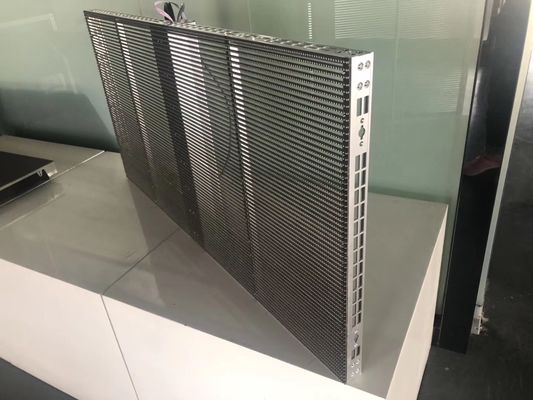 P3.91-7.8 Transparent Led Showcase Slim Light Flexible Installation Cabinet 500*1000mm