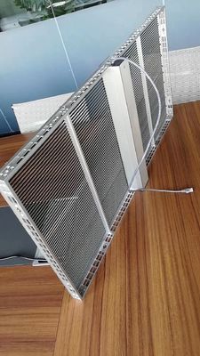 P3.91-7.8 Transparent Led Showcase Slim Light Flexible Installation Cabinet 500*1000mm