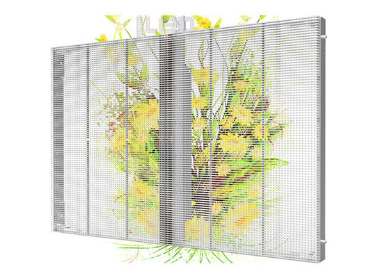 P3.91-7.8 Transparent Led Wall Window Showcase Slim Light Cabinet Unit Size 1000*500mm Weigh 10kg Sqm