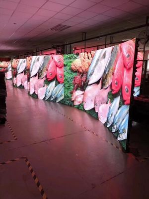 P3.91 Rental LED Display 4.81 Led Pantallas Concerts Entertainment Curve Radian 15-90 Degrees