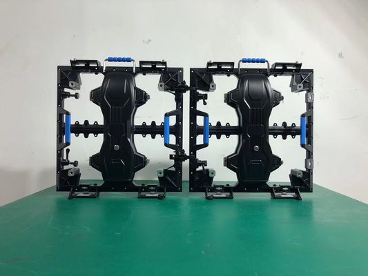 Outdoor Full Color Led Display P 4.81 Right Angle , Cubic Column Construction Application