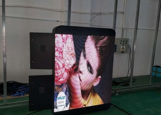 Outdoor Pole Led Screen Media Player Pixel Pitch 5mm Ip65 4G Asynchronization