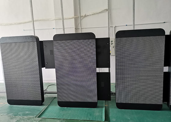 WIFI /3G/ 4G P5mm High Brightness Outdoor Pole LED Display Panel / Waterproof Lighting Display Screen