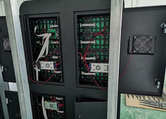 WIFI /3G/ 4G P5mm High Brightness Outdoor Pole LED Display Panel / Waterproof Lighting Display Screen