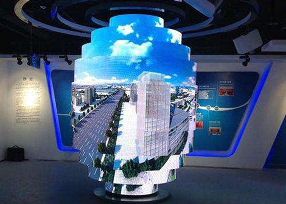 Ultra Thin Super Light HD P4 Flexible Soft LED Display Video Wall Screens For Advertising Stage