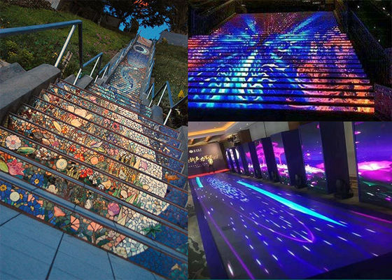 Full Color IP65 Acrylic Stage Dance Floor Tile P4.81P3.91 LED Display Outdoor Video Screen With Radar System